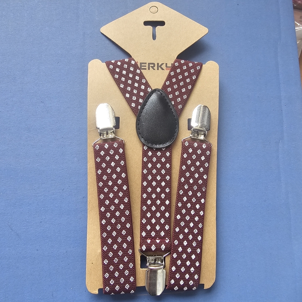 Herku Pink Kids Suspenders For Kids